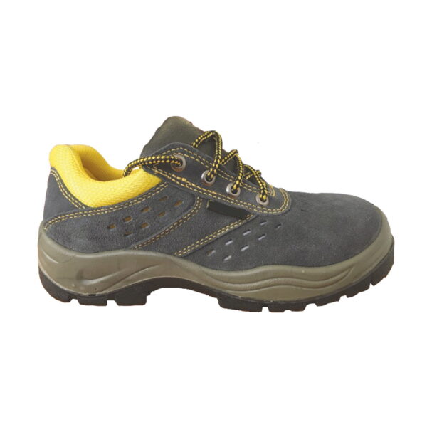 CDS565 - SCARPA SCAMOSCIATA GRIGIA