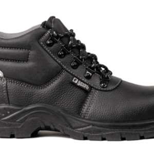 AGATE II S3 alta pelle fiore bovino nero acciaio SRC